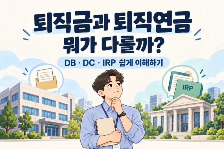 퇴직금 퇴직연금 차이